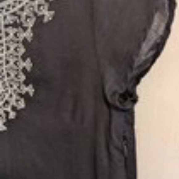 Vineyard Vines Womens Linen Short Sleeve Embroidered Tunic Dress - Picture 3 of 5